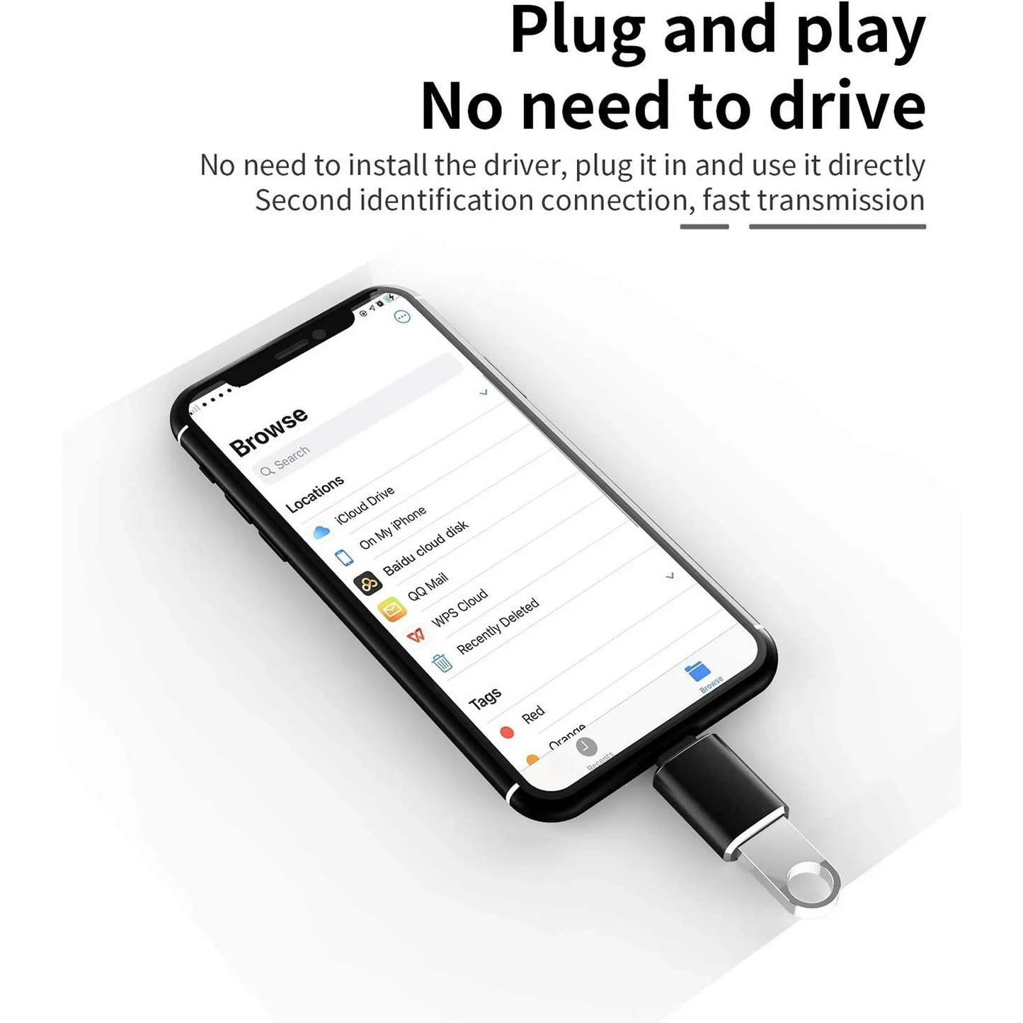 Lightning Male to USB3.0 Female Adapter