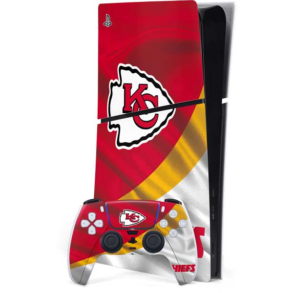 Kansas City Chiefs PS5 Slim Digital Edition Console Skin