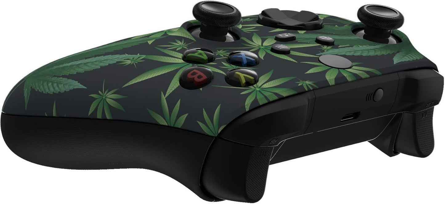 Xbox Series X & S Green Weeds Custom Shell