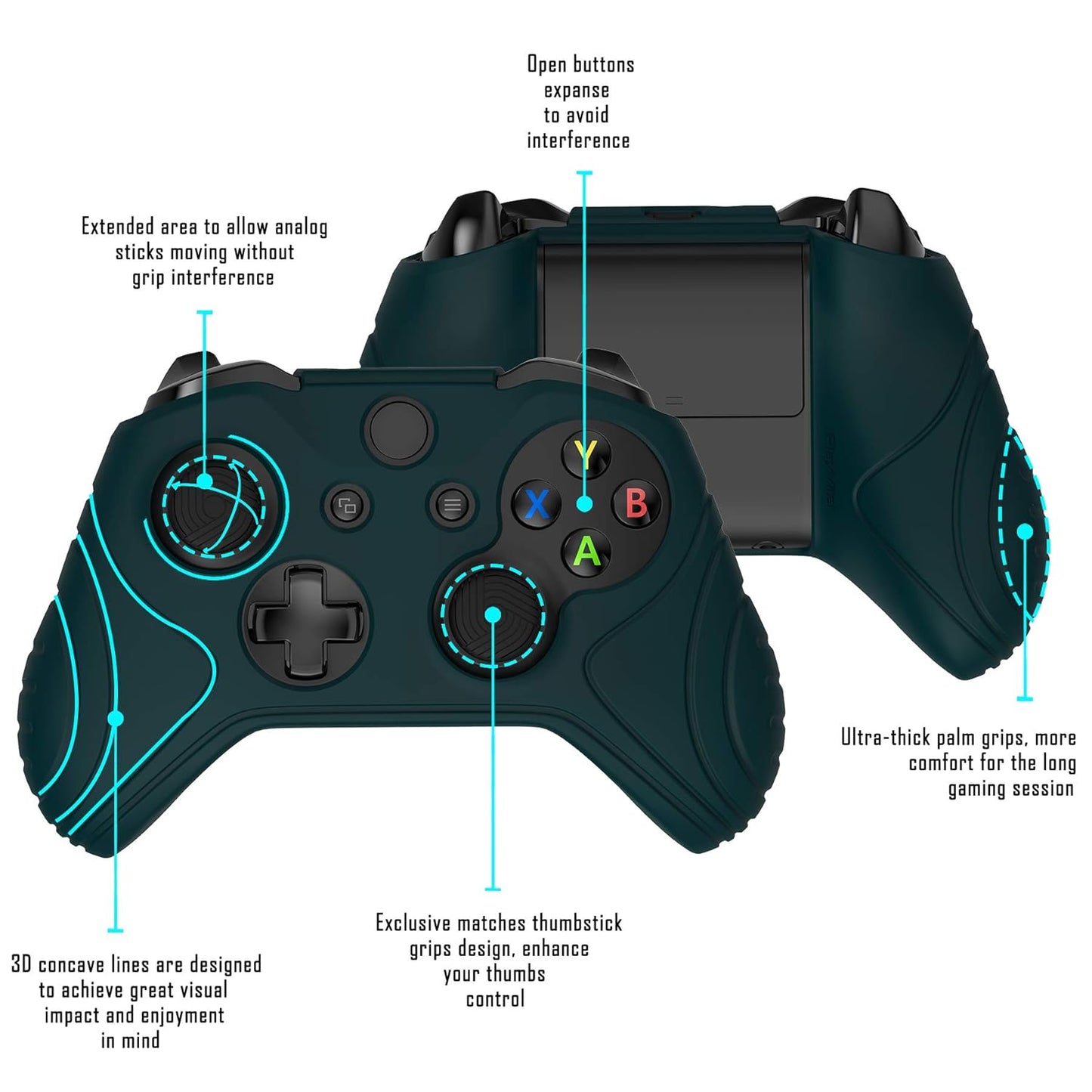 Racing Green Anti-Slip Controller Skin