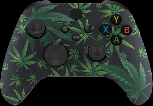 Xbox Series X & S Green Weeds Custom Shell