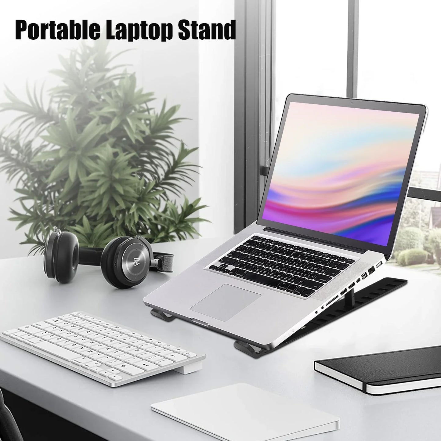 Ventilated Desktop Holder with Height Adjustment