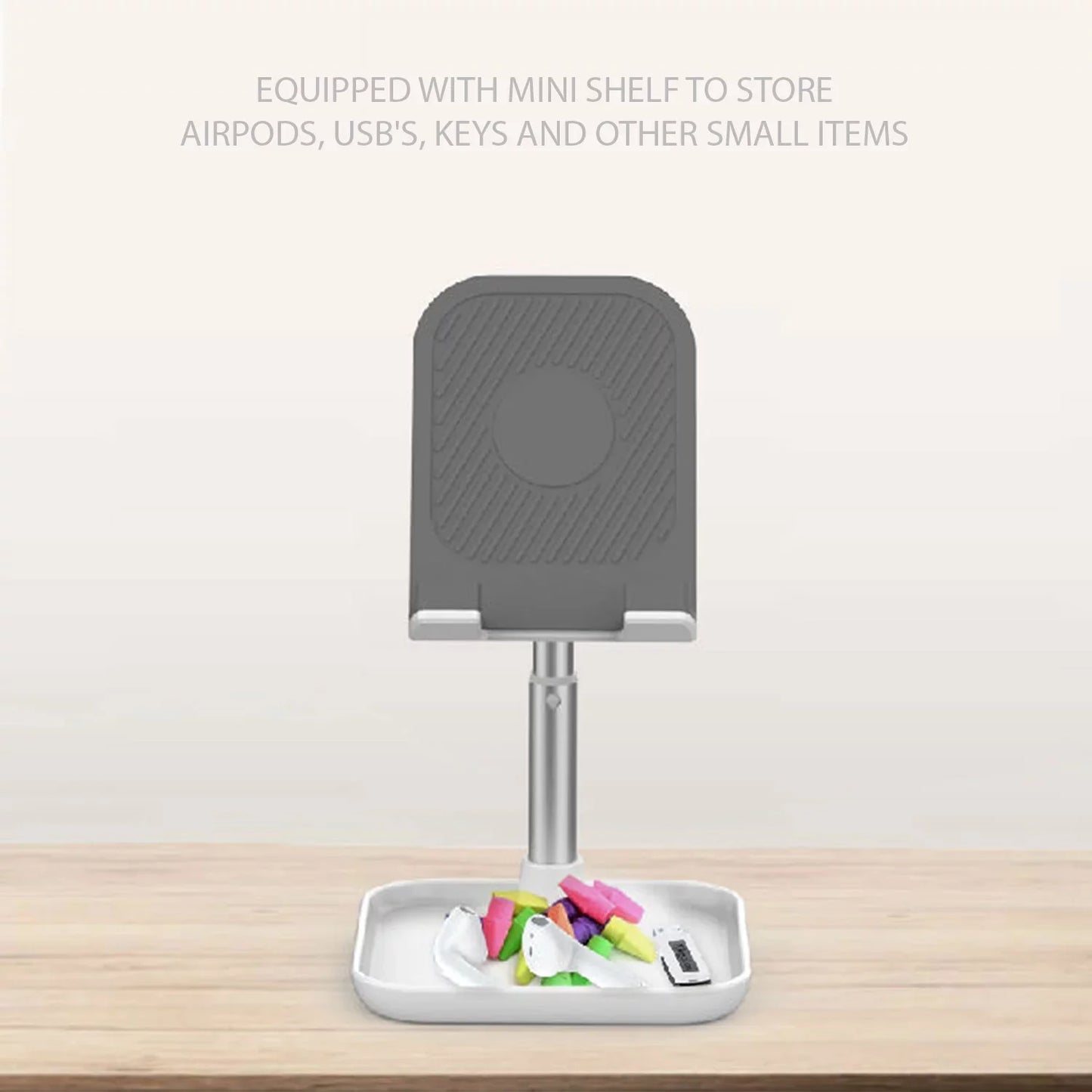 Adjustable Desktop Smartphone and Tablet Stand