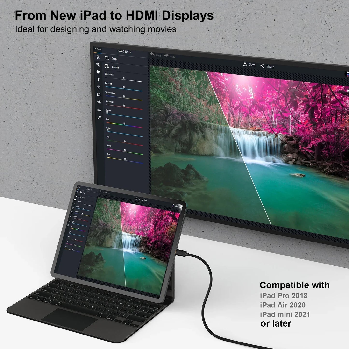 USB C to HDMI 6 Feet Cable